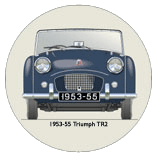 Triumph TR2 1953-55 (disc wheels) Coaster 4